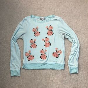 Wildfox Baggy Beach Jumper in Prairie Rose